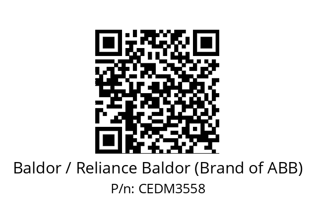 Motor  Baldor / Reliance Baldor (Brand of ABB) CEDM3558