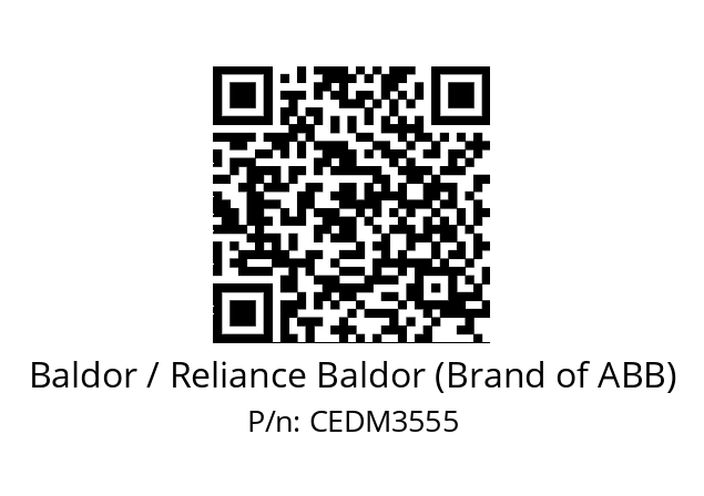 Motor  Baldor / Reliance Baldor (Brand of ABB) CEDM3555