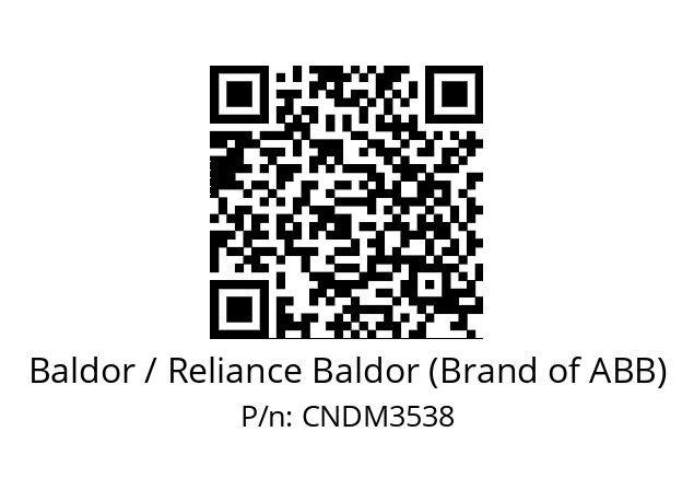 Motor  Baldor / Reliance Baldor (Brand of ABB) CNDM3538