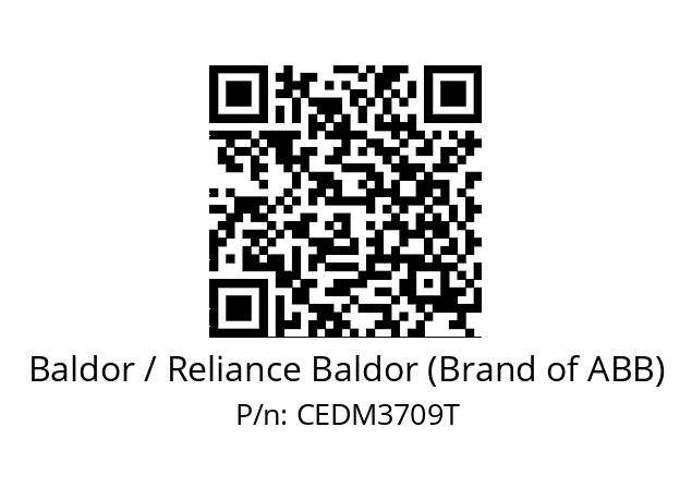 Motor  Baldor / Reliance Baldor (Brand of ABB) CEDM3709T