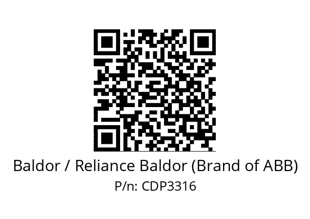   Baldor / Reliance Baldor (Brand of ABB) CDP3316