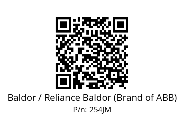   Baldor / Reliance Baldor (Brand of ABB) 254JM