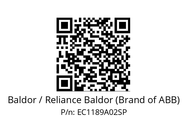   Baldor / Reliance Baldor (Brand of ABB) EC1189A02SP