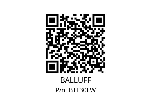   BALLUFF BTL30FW