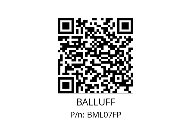   BALLUFF BML07FP