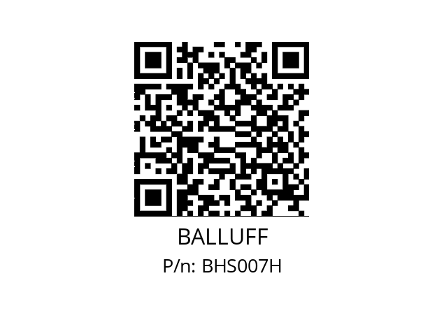   BALLUFF BHS007H