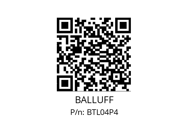   BALLUFF BTL04P4