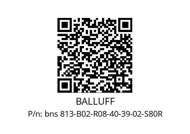   BALLUFF bns 813-B02-R08-40-39-02-S80R