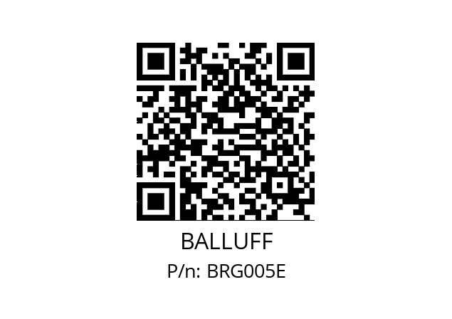   BALLUFF BRG005E