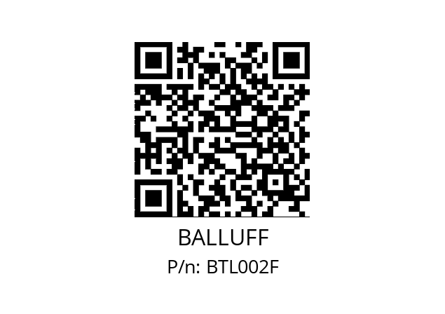   BALLUFF BTL002F