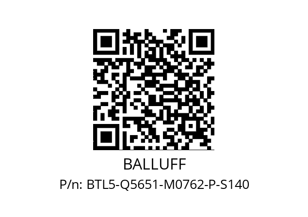   BALLUFF BTL5-Q5651-M0762-P-S140