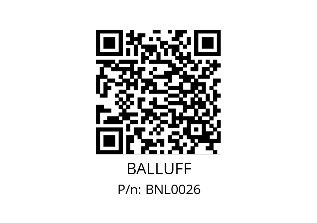   BALLUFF BNL0026