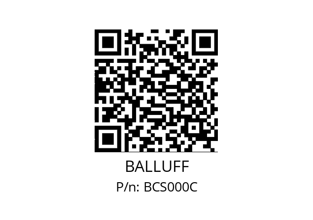   BALLUFF BCS000C