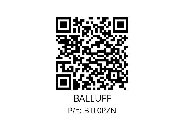   BALLUFF BTL0PZN