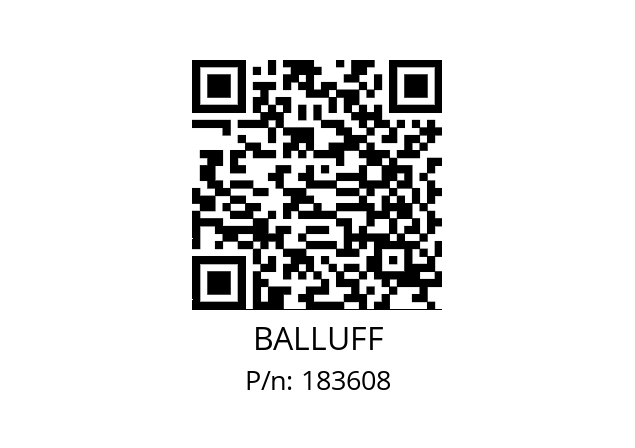   BALLUFF 183608