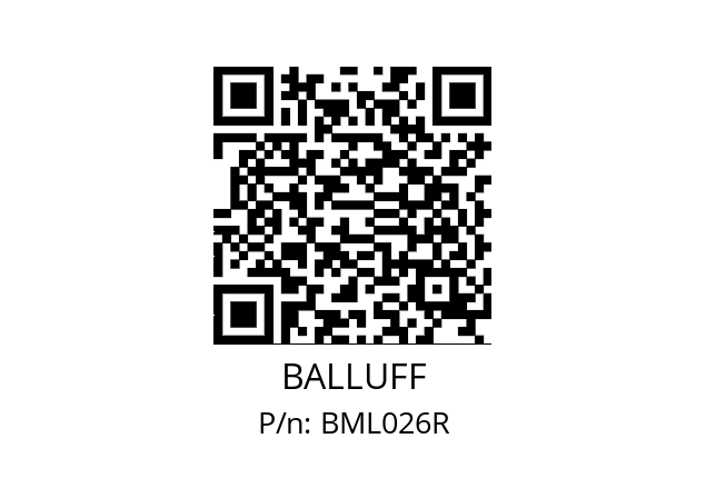   BALLUFF BML026R