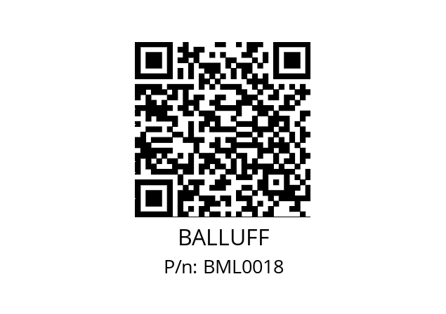   BALLUFF BML0018