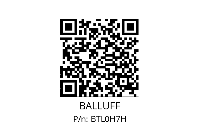   BALLUFF BTL0H7H