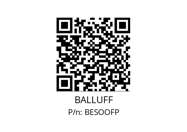   BALLUFF BESOOFP