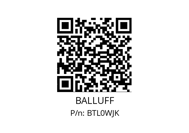   BALLUFF BTL0WJK