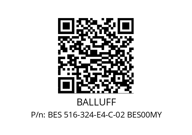   BALLUFF BES 516-324-E4-C-02 BES00MY