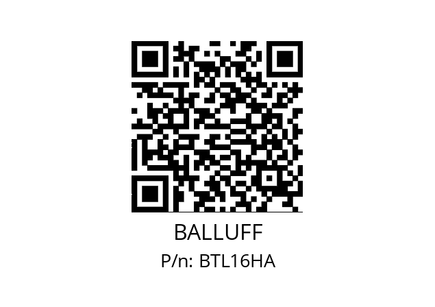   BALLUFF BTL16HA