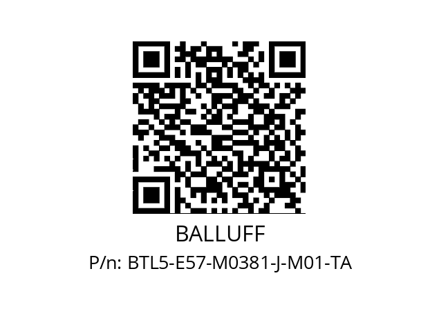   BALLUFF BTL5-E57-M0381-J-M01-TA