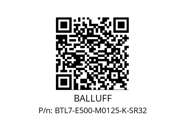 Wegsensor  BALLUFF BTL7-E500-M0125-K-SR32