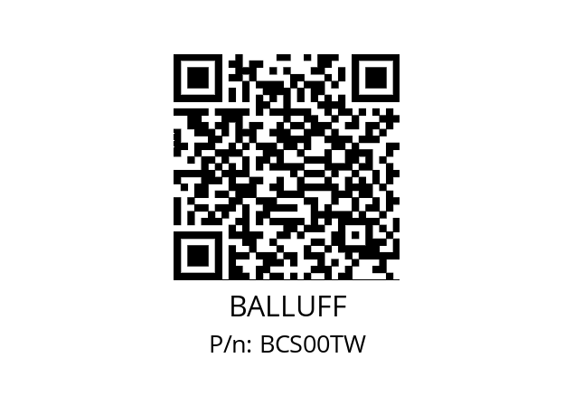   BALLUFF BCS00TW