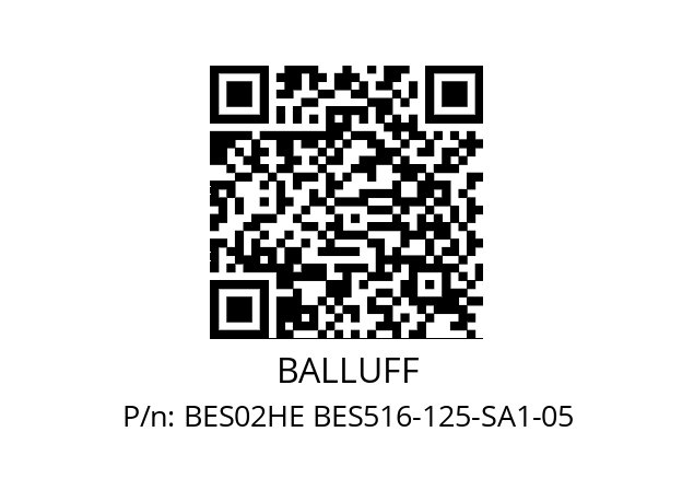   BALLUFF BES02HE BES516-125-SA1-05