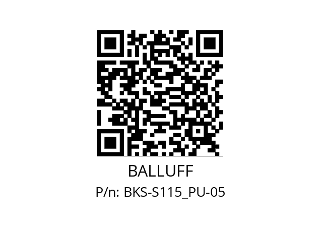   BALLUFF BKS-S115_PU-05