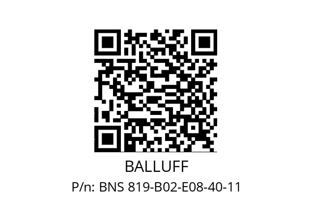   BALLUFF BNS 819-B02-E08-40-11