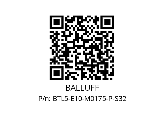   BALLUFF BTL5-E10-M0175-P-S32