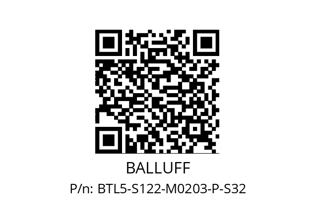   BALLUFF BTL5-S122-M0203-P-S32