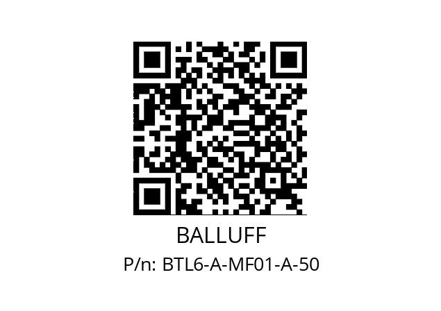   BALLUFF BTL6-A-MF01-A-50