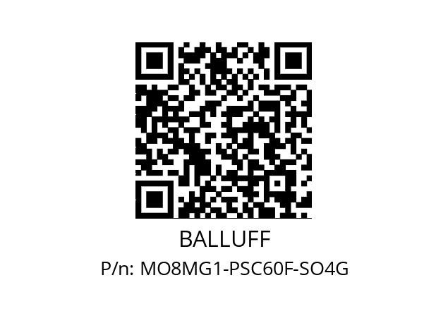   BALLUFF MO8MG1-PSC60F-SO4G