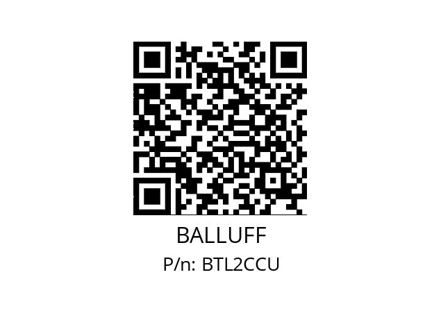   BALLUFF BTL2CCU