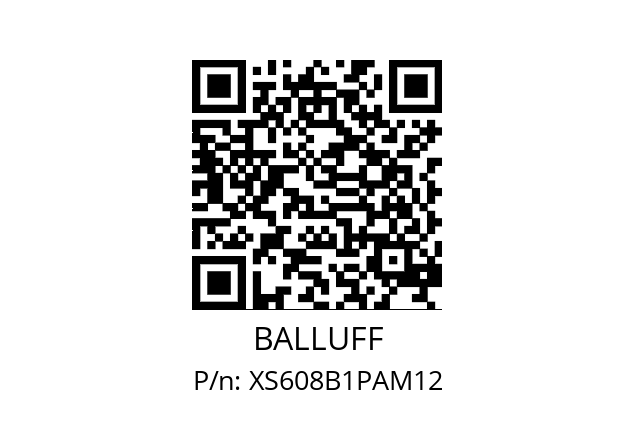   BALLUFF XS608B1PAM12