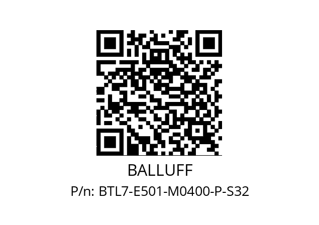   BALLUFF BTL7-E501-M0400-P-S32