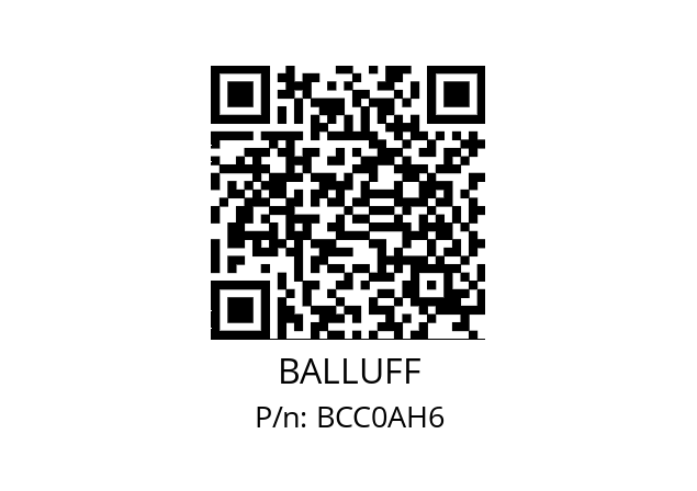   BALLUFF BCC0AH6