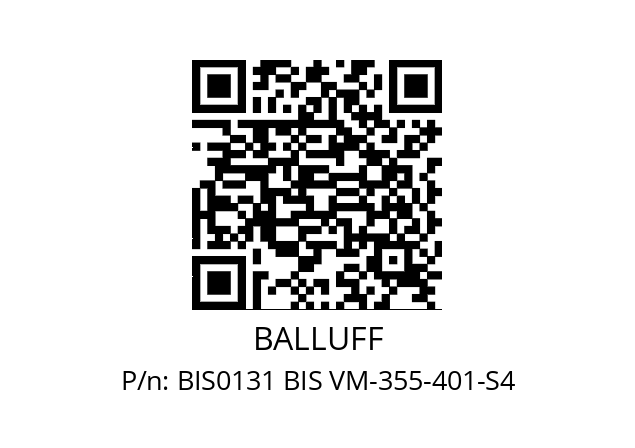   BALLUFF BIS0131 BIS VM-355-401-S4