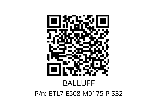   BALLUFF BTL7-E508-M0175-P-S32