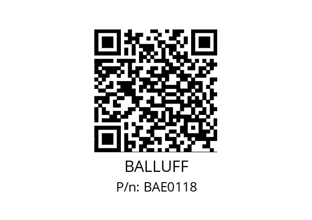   BALLUFF BAE0118