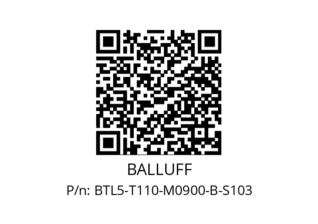  BTL0CAK BALLUFF BTL5-T110-M0900-B-S103