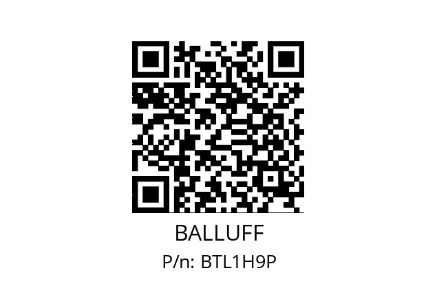   BALLUFF BTL1H9P