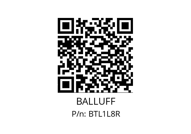   BALLUFF BTL1L8R