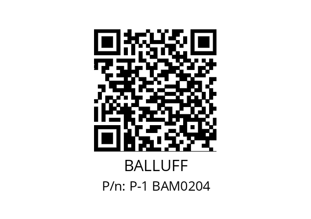   BALLUFF P-1 BAM0204