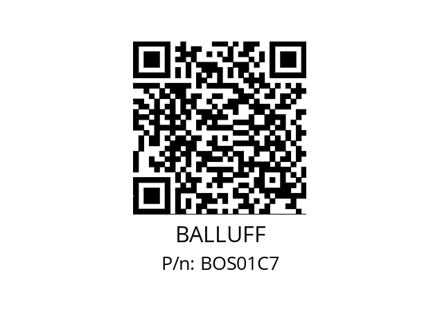   BALLUFF BOS01C7