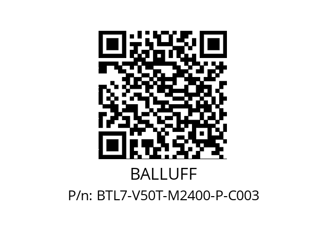   BALLUFF BTL7-V50T-M2400-P-C003