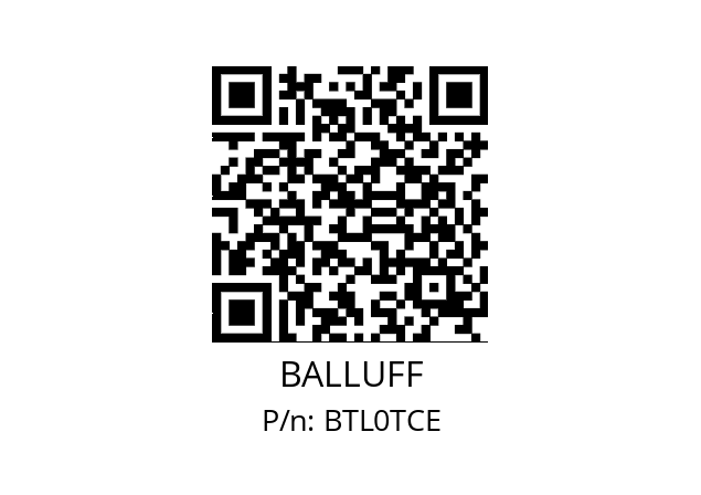   BALLUFF BTL0TCE